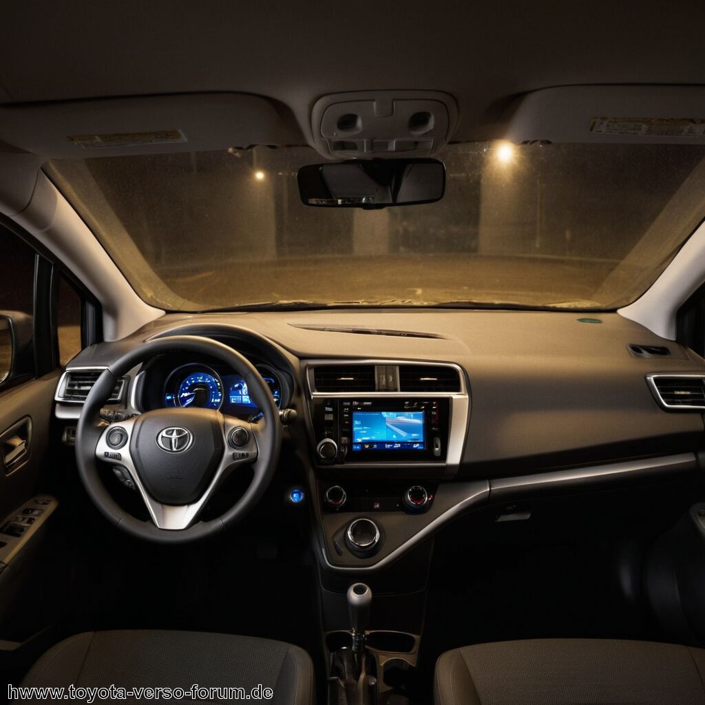 Ambietenbeleuchtung nachträglich einbauen für den Toyota Verso