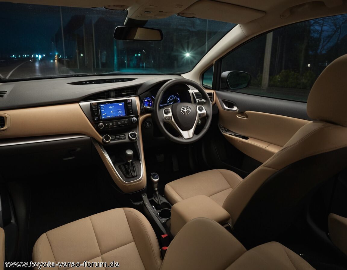 Beleuchtung fachgerecht montieren - Ambietenbeleuchtung nachträglich einbauen für den Toyota Verso