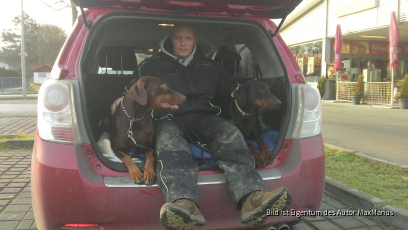 fix und fertig von der IPO3 Prufungsvorbereitung relaxen im Auto........