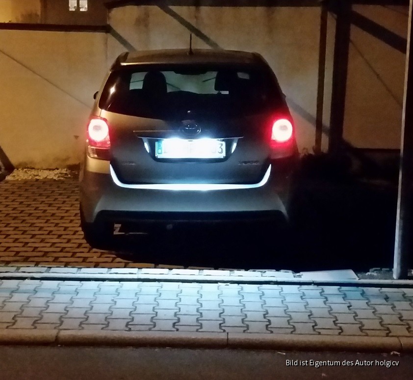 LED Kennzeichenbeleuchtung
