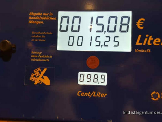 Kraftstoffpreise Tanksäule