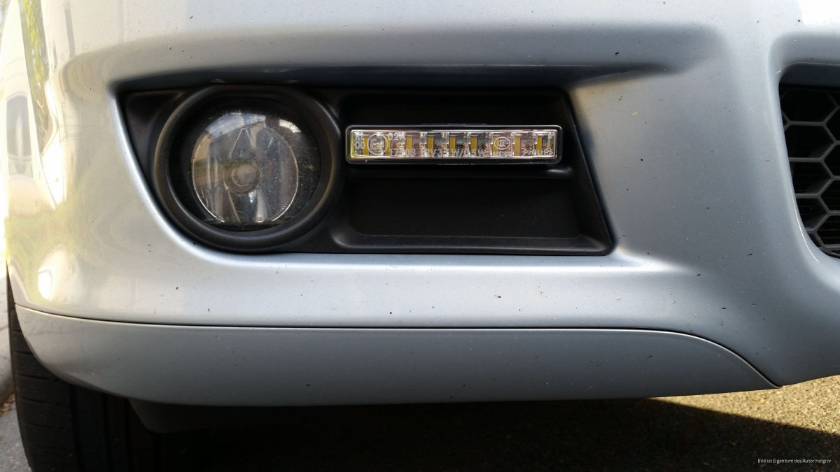 Tagfahrlicht Corolla Verso mit Philips LED Daylight 9